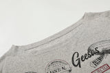 DAXUEN Long sleeve top with vintage compass graphic