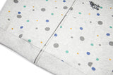 DAXUEN Polka dot full-zip hooded sweatshirt