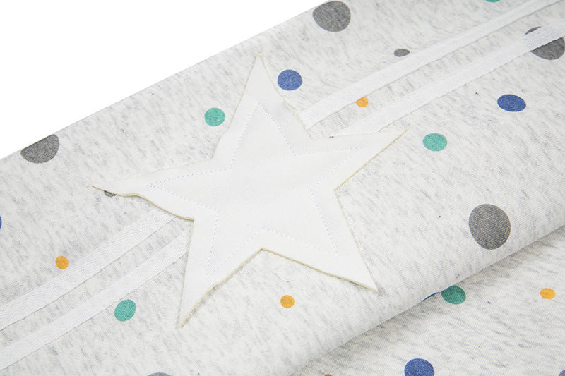 DAXUEN Polka dot full-zip hooded sweatshirt