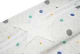 DAXUEN Polka dot full-zip hooded sweatshirt