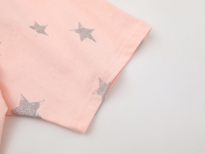 DAXUEN Starry graphic crew neck T-shirt