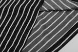 DAXUEN Striped hooded top with graphic print