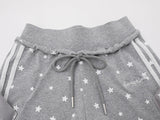 DAXUEN High-waisted star print lounge shorts