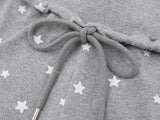DAXUEN High-waisted star print lounge shorts