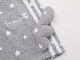 DAXUEN High-waisted star print lounge shorts
