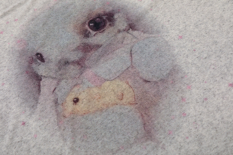 DAXUEN Long sleeve crew neck top with bunny print