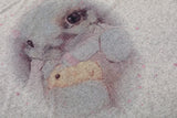 DAXUEN Long sleeve crew neck top with bunny print