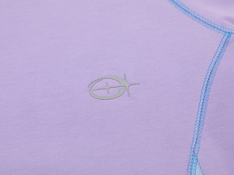 DAXUEN SAMSVE contrast stitch performance T-shirt