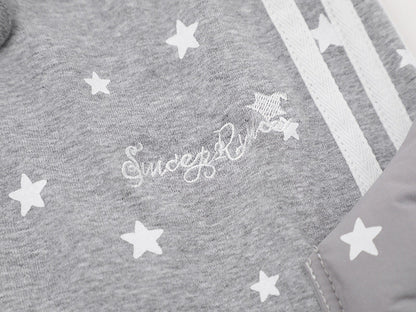 DAXUEN High-waisted star print lounge shorts