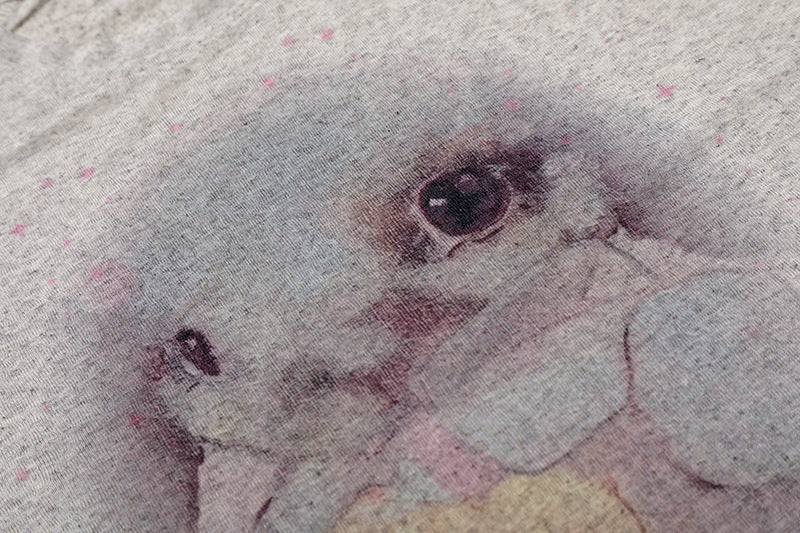 DAXUEN Long sleeve crew neck top with bunny print