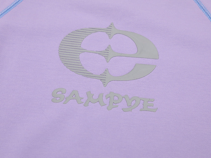 DAXUEN SAMSVE contrast stitch performance T-shirt