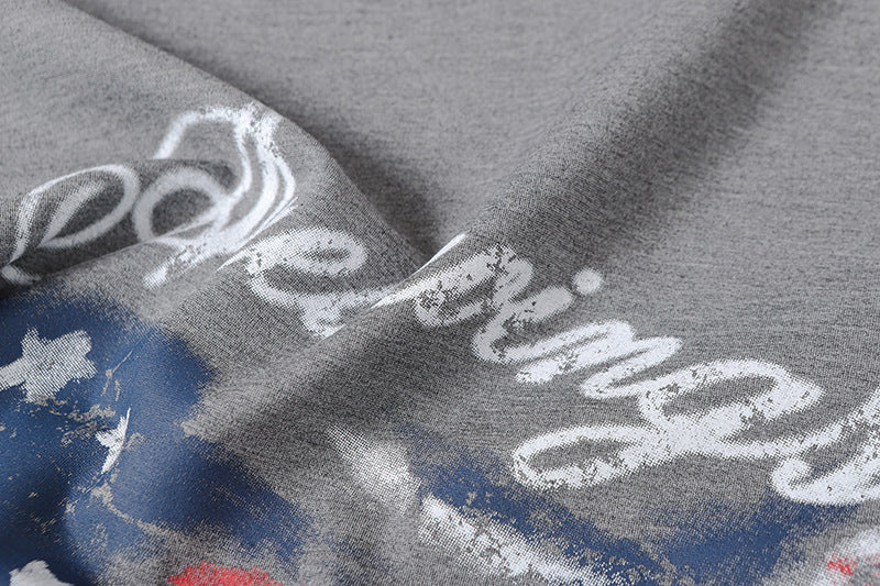 DAXUEN Areswings distressed graphic t-shirt