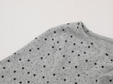 DAXUEN Starry ruffled peplum t-shirt