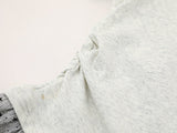 DAXUEN Ruffled short sleeve t-shirt with cat graphic