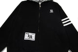 DAXUEN Retro letter graphic hooded sweatshirt