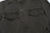 DAXUEN Fitted cropped jacket with stand-up collar