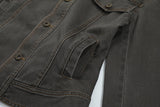 DAXUEN Fitted cropped jacket with stand-up collar