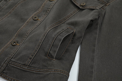 DAXUEN Fitted cropped jacket with stand-up collar