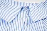 DAXUEN Women's asymmetrical off-shoulder shirt with stripes and graphic