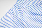 DAXUEN Women's asymmetrical off-shoulder shirt with stripes and graphic