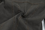 DAXUEN Fitted cropped jacket with stand-up collar