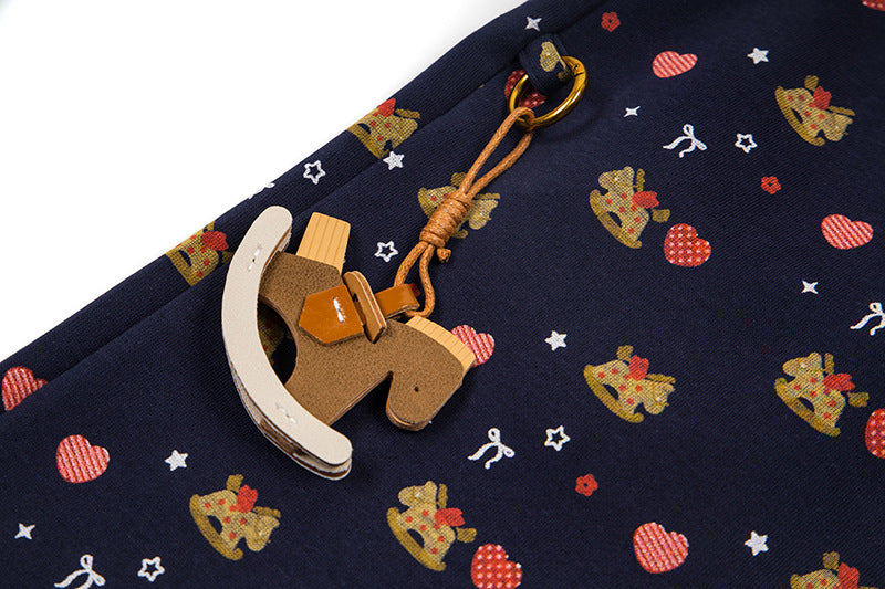 DAXUEN Women's wide leg lounge pants with cartoon print