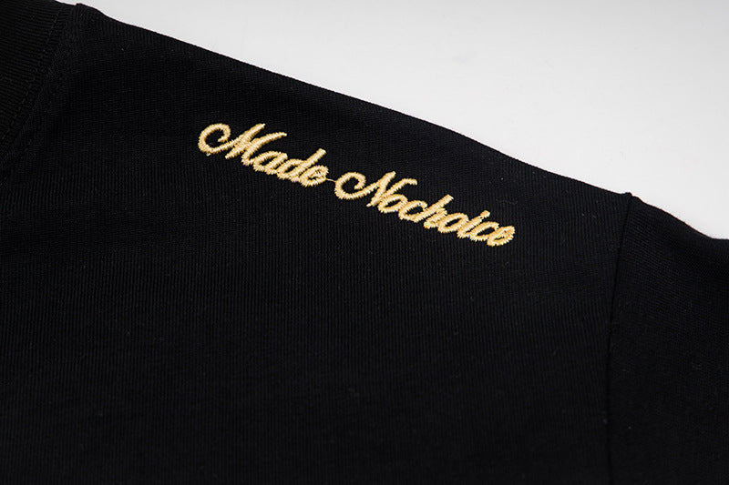 DAXUEN Oversized embroidered t-shirt with graphics