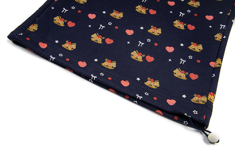 DAXUEN Women's wide leg lounge pants with cartoon print