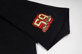 DAXUEN Oversized embroidered t-shirt with graphics