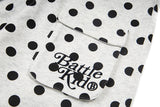 DAXUEN Wide-leg casual pants with polka dot print