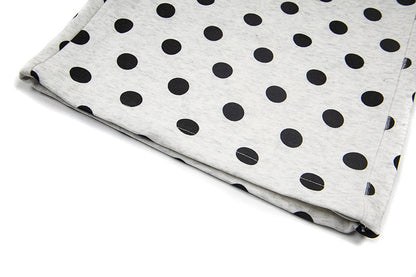 DAXUEN Wide-leg casual pants with polka dot print