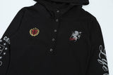 DAXUEN Fitted long sleeve hooded top