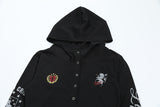 DAXUEN Fitted long sleeve hooded top