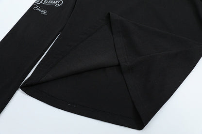 DAXUEN Fitted long sleeve hooded top