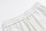 DAXUEN Gingham apple embroidered wide-leg pants