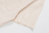 DAXUEN Embroidered cat tie collar short-sleeve shirt