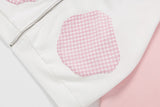 DAXUEN Hooded zip-up sweatshirt with playful graphics