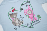 DAXUEN Meticulous cartoon graphic long-sleeve T-shirt