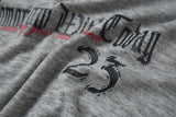 DAXUEN Gothic text long sleeve t-shirt