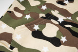 DAXUEN Full-zip hooded camouflage jacket with pink accents