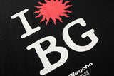 DAXUEN I Love BG graphic oversized t-shirt