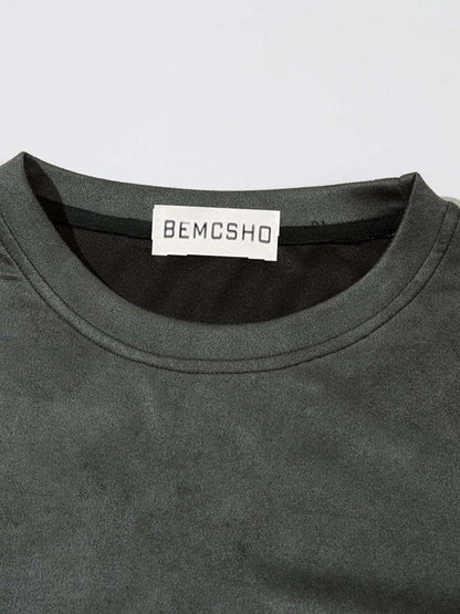 DAXUEN Oversized short-sleeve T-shirt with script graphics