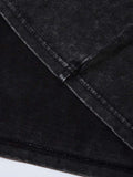 Inhumane graphic oversized black t-shirt