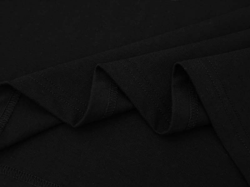 Oversized black and white t-shirt with graphic design