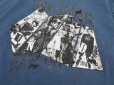 Oversized graphic T-shirt with distressed print