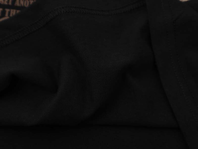 Oversized black and white t-shirt with graphic design