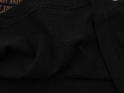 Oversized black and white t-shirt with graphic design