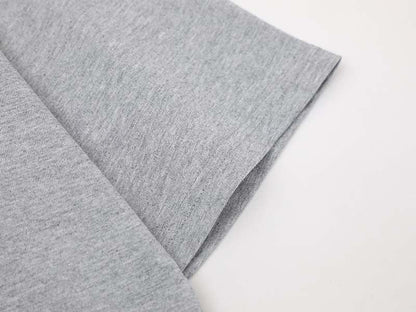 INSUNAD graphic T-shirt with faux-wrap panel