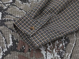 Layered long-sleeve polo shirt with bear graphic