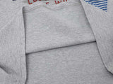 INSUNAD graphic T-shirt with faux-wrap panel